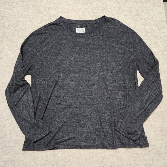 Prana Sustainable Quality Heather Gray Long Sleeve T Shirt Womens XL - Picture 1 of 8